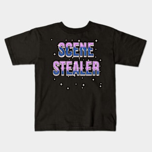 Scene Stealer Drama King Queen Super Star Kids T-Shirt